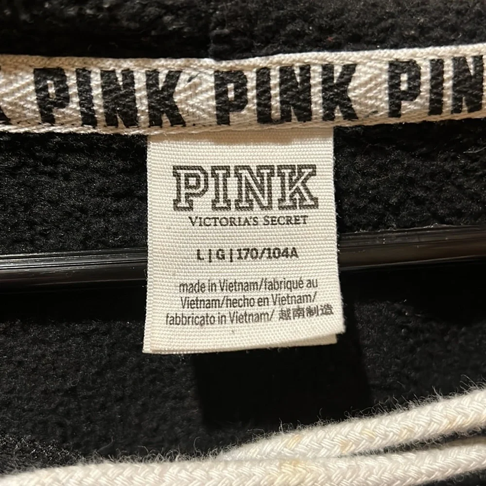 Pink  Victoria Secret Roses Bling Hoodie - Picture 3 of 5